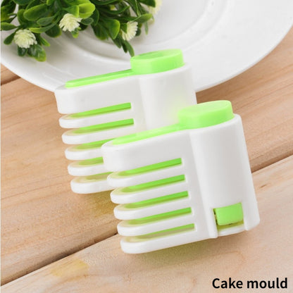 2pcs 5-layer Bread Slicer, Food Grade Plastic Cake, Bread Cutter, Cutter, Knife, Separator, Toaster, Slicer, Baking Tool