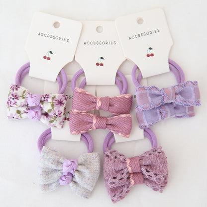 Baby Hair Band Girls Ties Bows Elastic Rubber Band Scrunchies Elastique Cheveux Fille Haar Kids Hair Accessories Kids Hairband