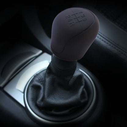 Car Silicone Gear Shift Knob Cover Gear Shift Non-Slip Grip Handle Protective Covers Manual 5 6-speed Car Interior Accessories