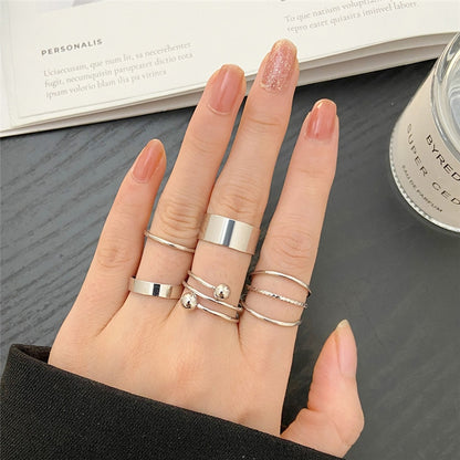 Hip Hop Cross Ring On Finger Chains Adjustable Jewelry Rings for Men Women Gothic anillos Aesthetic Rings 2023 Trend Accessories