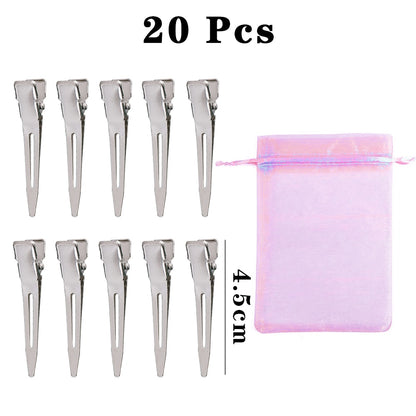 10/20 Pcs Professional Ladies Salon Fixed Hair Pin Curl Hairclip Makeup No Crease Hair Clip Hairdressing Styling Tool with Bag