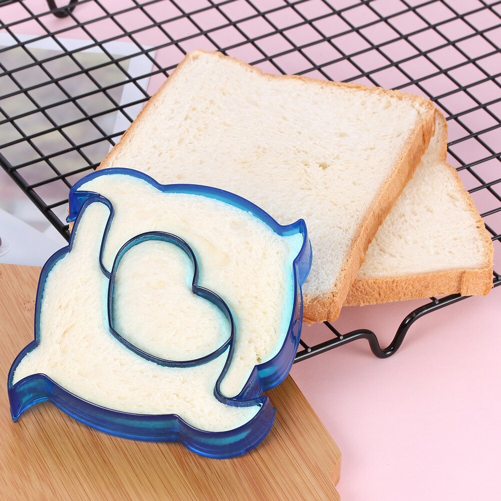 Home Kitchen Sandwich Bread Biscuit Cutting Dies Mold Cute Cartoon Animal DIY Jigsaw Puzzle Children Breakfast Bento Baking Tool