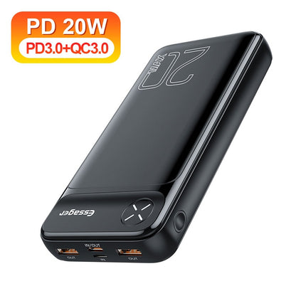 Essager Power Bank 20000mAh External Battery Pack 20000 mAh Powerbank PD 20W Fast Charging Portable Charger For iPhone Poverbank