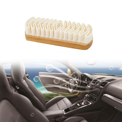 Car Interior Parts Cleaning Brush Suede Deerskin Plush Fabrics Beauty Care Brush Detailling Car Upholstery Clean Tool