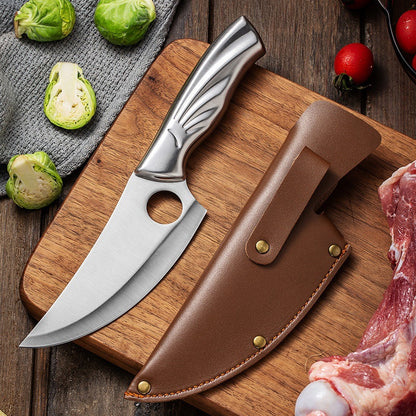Stainless Steel Cleaver Chopping Kitchen Knife Chef Butcher Knives Meat Fruit Boning Fishing Hunting Camping Cooking Tools