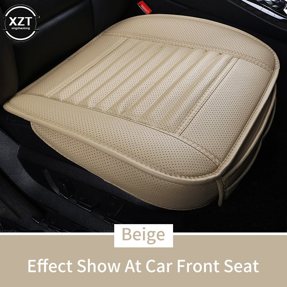 Universal Car Seat Cover Breathable PU Leather Pad Mat For Auto Chair Cushion Car Front Seat Cover Four Seasons Anti Slip Mat