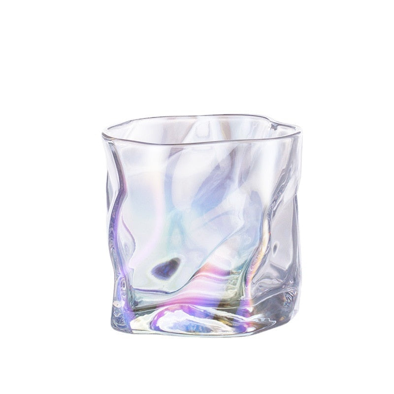 Irregular Whisky Glass Crystal Old Fashioned Whiskey Bar Wine Glass Tumbler Vodka Cup