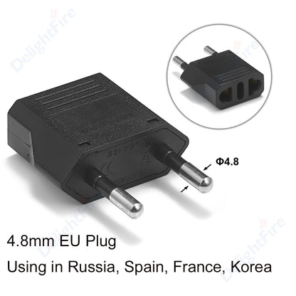 EU European Socket US AU KR Plug Adapter Japan China US To EU Travel Power Adapter Electric Converter Charger Socket AC Outlet