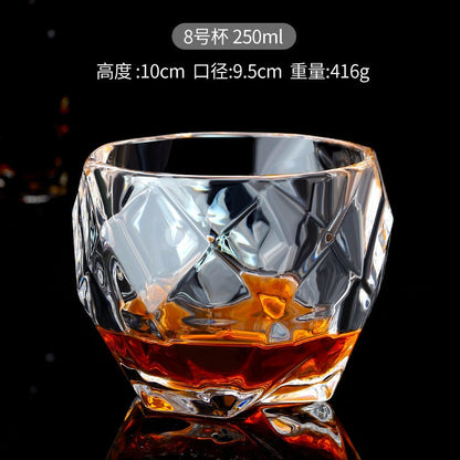 Glass Bar Hotel Home whisky beer glass wine Crystal Wine Glass Wine Set hot sale good quality Multiple styles can be selected