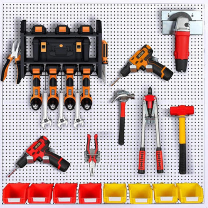 Tool Rack Electric Drill Holder Wall Mount Organizer Wrench Tool Workshop Screwdriver Power Storage Shelf Accessories Hardw