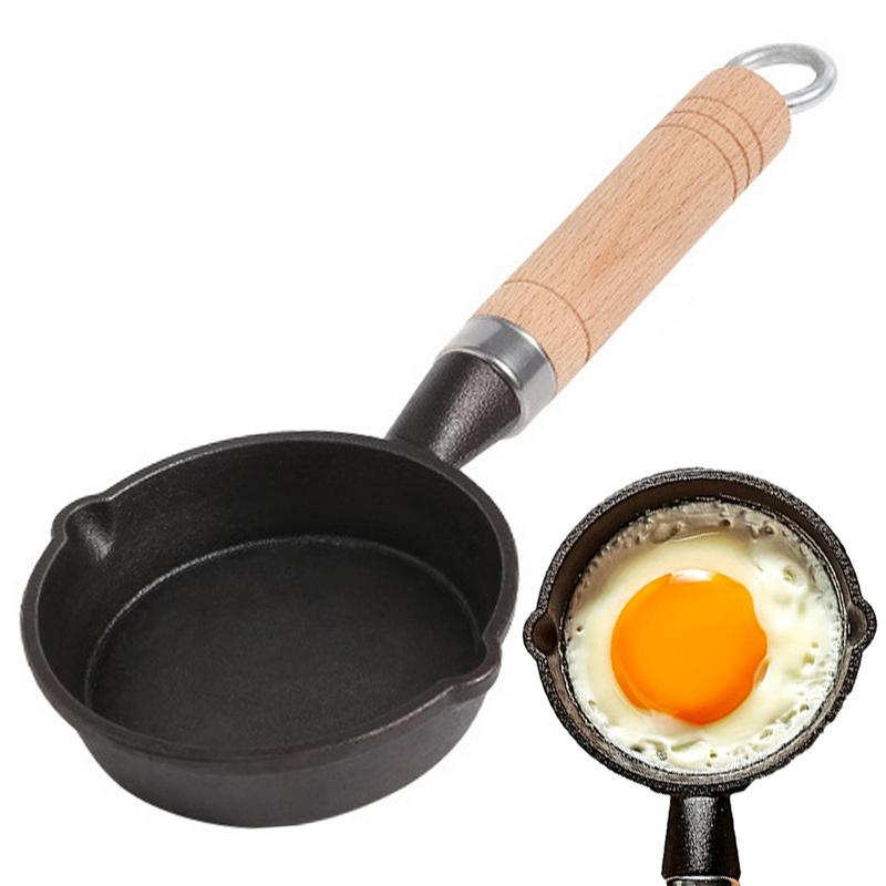 10/11/13/16cm Egg Frying Pan Iron Small Egg Pan High Quality Pan Fried Steak Non Stick Pan Pancake Kitchen Cooking Tool