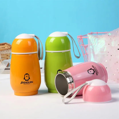 New Hot Quality Creative 300ml Vacuum Flask Outdoor Thermal Cup Penguin Coffee Sports Water Bottle Mug Portable