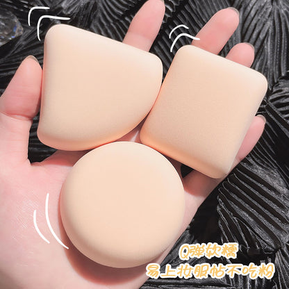 4pcs Makeup Sponge Powder Puff Dry and Wet Combined Beauty Cosmetic Ball Foundation Powder Puff Bevel Cut Make Up Sponge Tools