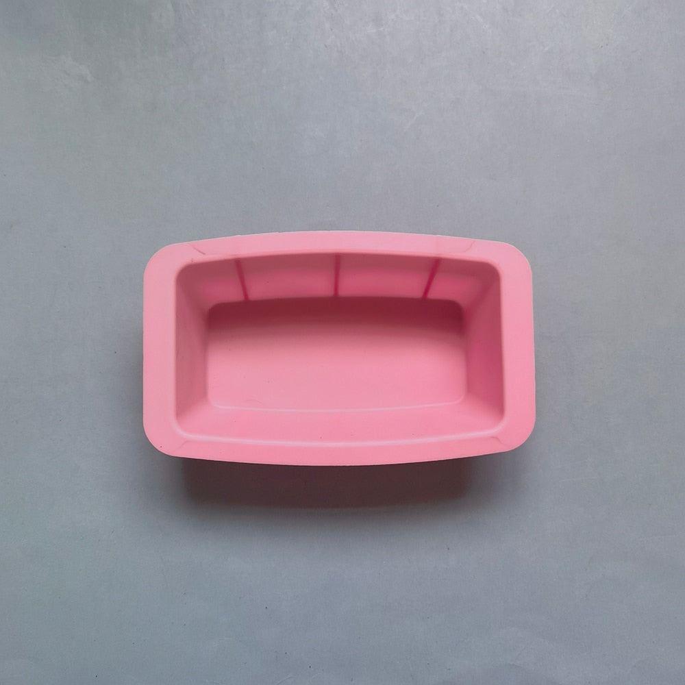 Mini Silicone Mould Rectangular Loaf Pan Bread Pastry Cheese Cake Toast Pan Kitchen Mold Baking Tools for Cakes