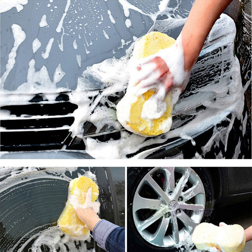 Cleaning Tool 22cm Length Car Washing Sponge Multipurpose Vacuum Compressed Auto Paint Care Washer Mop Interior Accessories