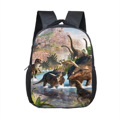 12 Inch Animals Dinosaur Backpacks Dinos Children School Bags Baby Toddler Bag Boys Backpack for Kids Kindergarten Bags Gift