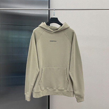Fashion ESSENTIALS Hoodies High Quality Sweatshirt Chest letter logo Hip hop Loose Unisex Oversize 100% Cotton Hoodie