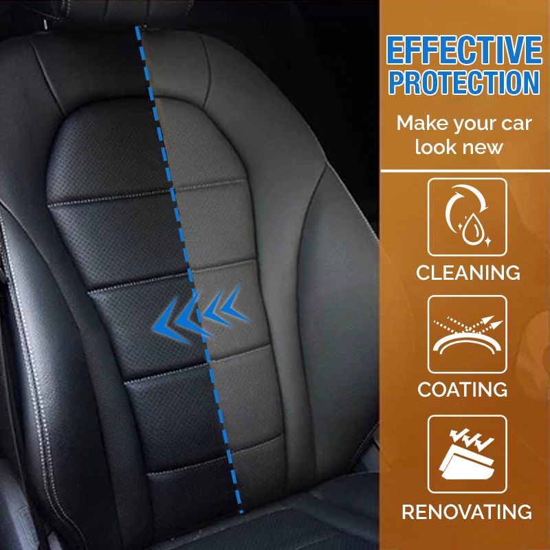 Car Interior Decorative Wax Leather Glazing Waterborne Panel Coating Plastic Renovation Agent Liquid Glass 120ML