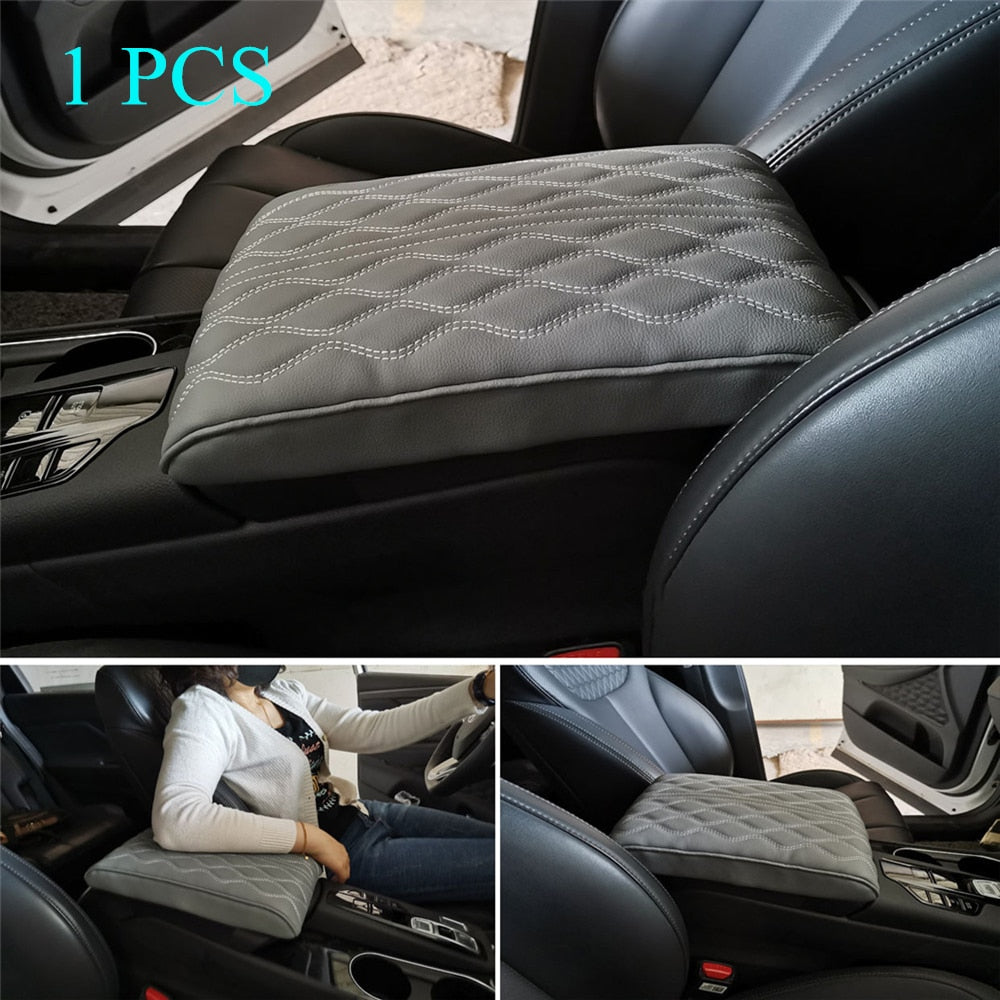 Car Central Armrest Pad Multi-color Auto Center Console Arm Rest Seat Box Mat Cushion Pillow Cover Vehicle Protective Styling