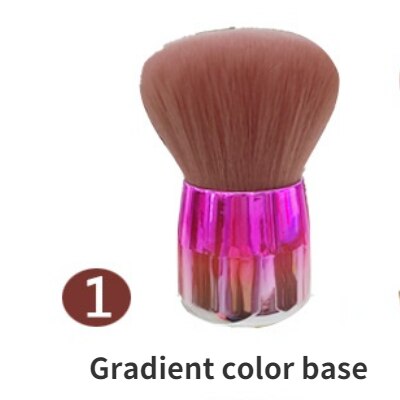 Popular Mushroom Nail Brush Round Small Flower Paint Gel Dust Cleaning Brushes Make Up Brush Nail Art Manicure Tools