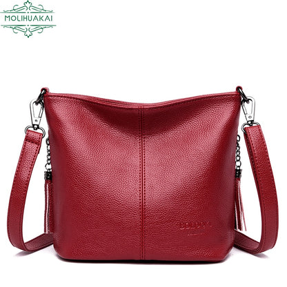 Soft Leather Hand Crossbody Bags for Women 2022 New Luxury Handbags Women Casual Shoulder Bag Designer Tote Bag bolsa feminina