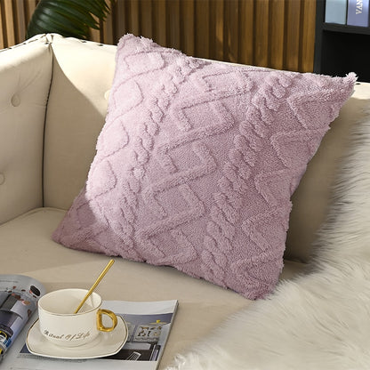 Pillowcase Decorative Home Pillows White Pink Retro Fluffy Soft Throw Pillowcover For Sofa Couch Cushion Cover 45x45 Pillow Hugs