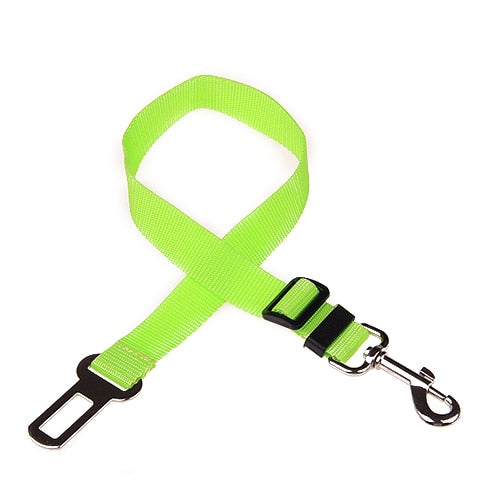 Adjustable Pet Cat Dog Car Seat  Belt Pet Seat Vehicle Dog Harness Lead Clip Safety Lever Traction Dog Collars Dogs Accessoires