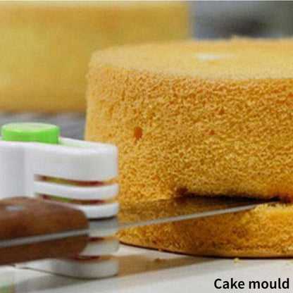 2pcs 5-layer Bread Slicer, Food Grade Plastic Cake, Bread Cutter, Cutter, Knife, Separator, Toaster, Slicer, Baking Tool