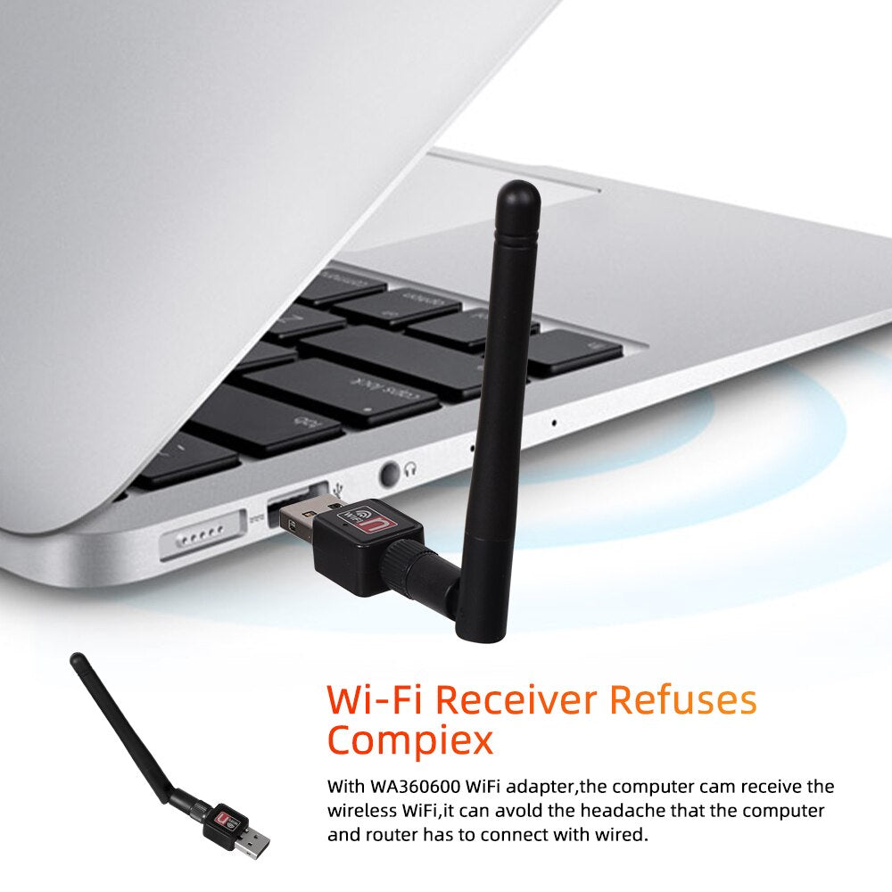 USB Wifi Adapter 150Mbps 2.4G Wireless Network Card 802.11n/g/b Ethernet Wi-fi Dongle USB Lan Wifi Receiver for PC Windows