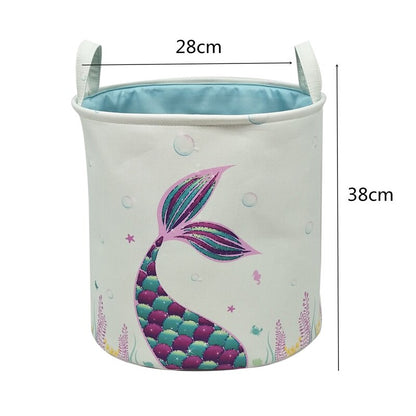 Clothing Laundry Baskets For Home Bathroom Cat Print Save Space Household Supplies Toy Storage Box Laundry Bucket