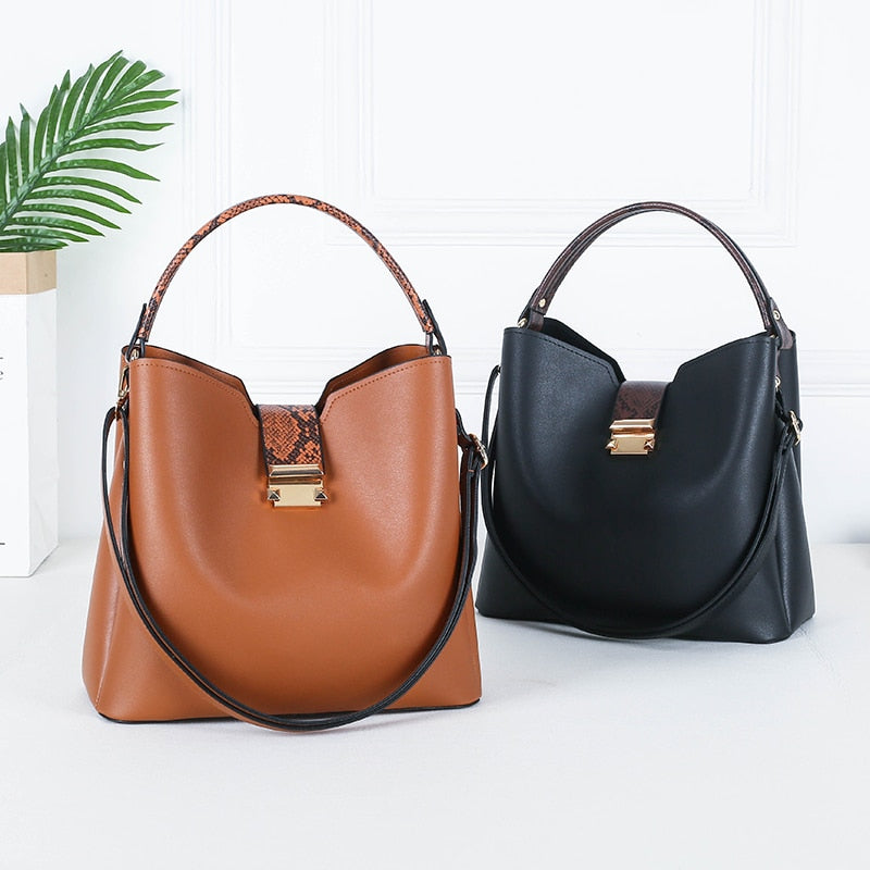 Women Fashion Handbags Clutches High Quality Leather Hand Bag Sets Large Shoulder Bag Women Crossbody Messenger Bags Sac A Main