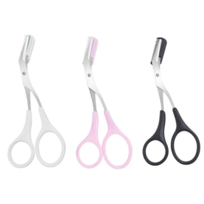 Eyebrow Trimmer Scissor Beauty Products for Women Eyebrow Scissors  with Comb Stainless Steel Makeup Tools Beauty Scissors