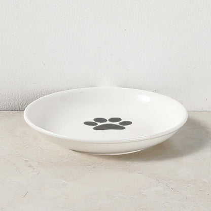 Ceramic Raised Pet Bowl Food Water Treats for Cats &amp; Dogs Supplies Outdoor Feeding Drinking Accessories Doggie Cat Stand Bowl
