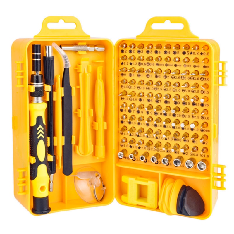 115pcs Screwdriver Screwdriver Set Mobile Phone Repair Multifunctional Hand Tool Precision Instrument Electronic DIY Kit Bit