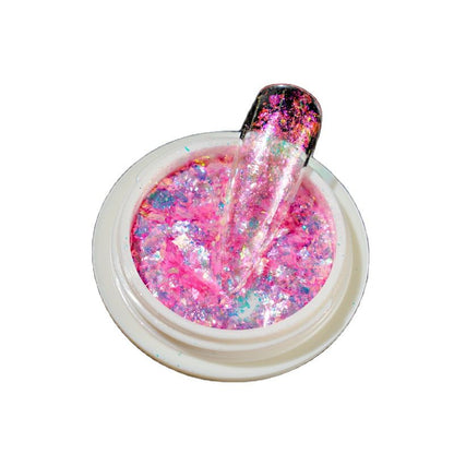 1pc 19Colors Nail Glitter Mirror Powder Chrome Dust Pigment 0.5g Paint Dip Metallic Shiny With Magic Effect Dust