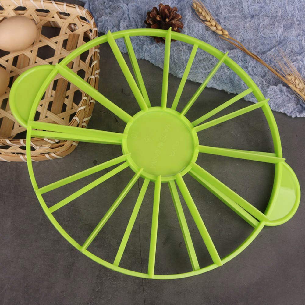 10/12 Slices Cake Equal Portion Cutter Round Bread Cake Mousse Divider Slice Marker Baking For Household Kitchen Utensils/1PC