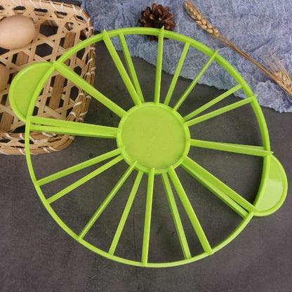 10/12 Slices Cake Equal Portion Cutter Round Bread Cake Mousse Divider Slice Marker Baking For Household Kitchen Utensils/1PC
