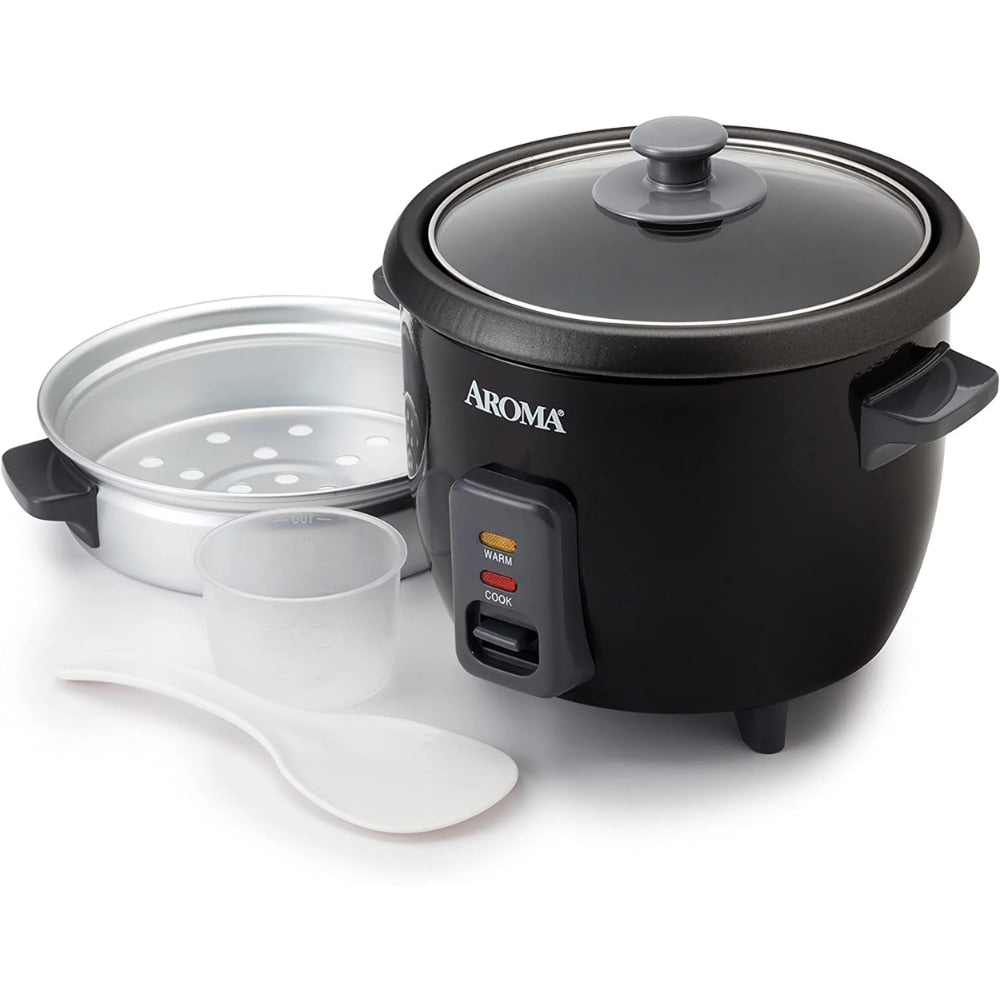 Aroma 6-Cup Pot Style Rice Cooker Multifunctional Electric Pan Free Shipping Cookers Kitchen Appliances Home