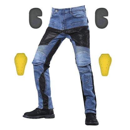 New spring summer autumn motorcycle pants classic outdoor riding motorcycle jeans Drop-resistant pants with protective gear