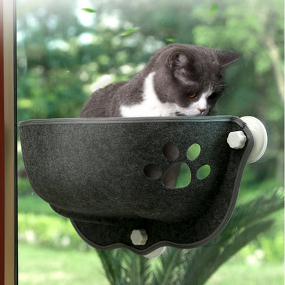 Sunny Window Seat Nest Cat Window Hammock With Cushion Pet Kitty Hanging Sleeping Bed With Strong Suction Cups Pet Cats