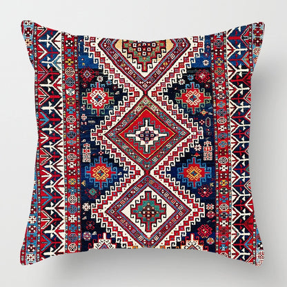 2021 New Ethnic Persian Carpet Print Linen Pillows Case Hot Bohemian Decorative Geometric Throw Pillows Sofa Couch Home Decor