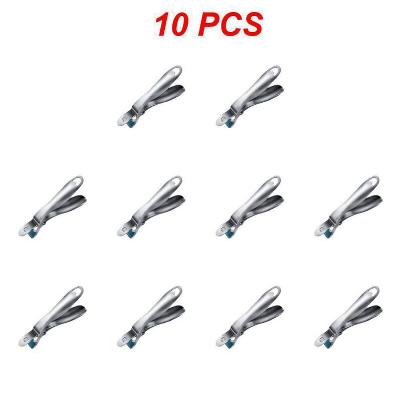 5/8/10PCS 304 Stainless Steel Bird-shaped Silicone Anti-scalding Non-slip Tray Lifter Pot Pan Clamp Kitchen Cookware Handle