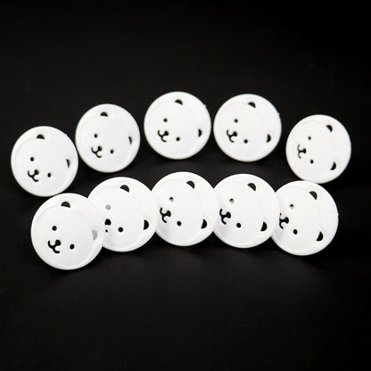 10pcs Baby Safety Child Electric Socket Outlet Plug Protection Security Two Phase Safe Lock Cover Kids Sockets Cover Plugs