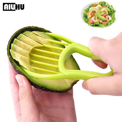 Avocado Knife Avocado Slicer Avocado Peel, Pulp Separation, Core and Fruit Cutter 3-In-1 Portable Kitchen Gadget