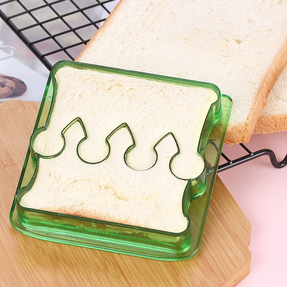 Home Kitchen Sandwich Bread Biscuit Cutting Dies Mold Cute Cartoon Animal DIY Jigsaw Puzzle Children Breakfast Bento Baking Tool