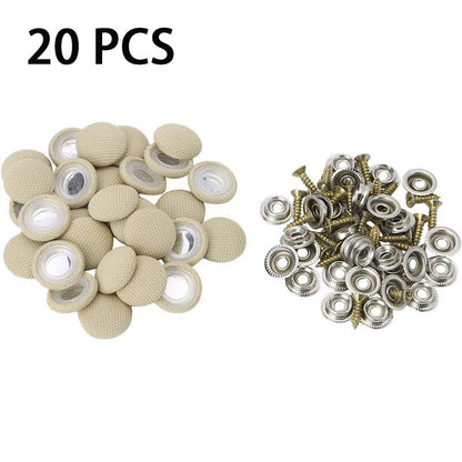 20/40pcs Car Interior Roof Buckles Headliner Ceiling Cloth Fixing Screw Cap Repair Automotive Care Fabric Buckle Rivets Retainer