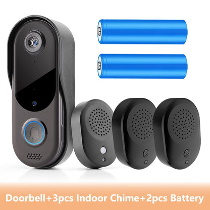 Smart Home Security doorbell camera WiFi Video Intercom Door bell Camera Outdoor Wireless WiFi Doorbell 2-Way Audio Night Vision