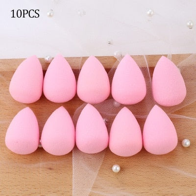 5/10/20 Pcs Mini Finger Puff Foundation Powder Detail Makeup Sponge Face Concealer Cream Blend Cosmetic Accessories Makeup Tools