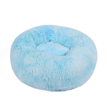 Pet Cat Bed Cushion Comfortable Donut Round Plush Kennel Pet Dog Nest Bed Winter Ultra Soft Washable Pet Bed for Dogs Cats