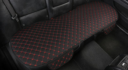 Flax Car Seat Cover Front Rear Linen Fabric Cushion Breathable Protector Mat Pad Universal Auto Interior Styling Truck SUV Van